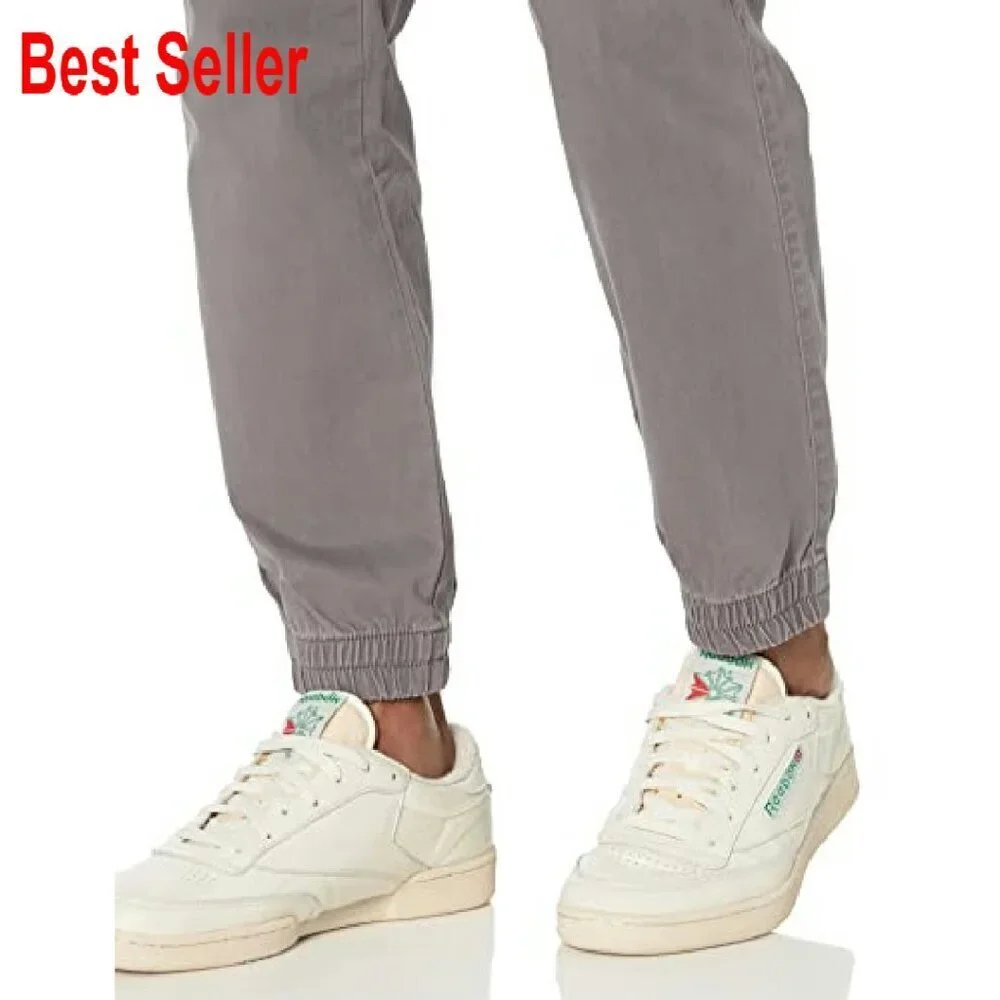 Slim-Fit Cotton Joggers Comfortable Stylish Casual Athletic Pants Modern